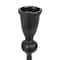 Hello Honey® Black Decorative Hand-Forged Metal Taper Candle Holder